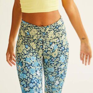 Free People Movement Lose Control Floral Wrap Leggings